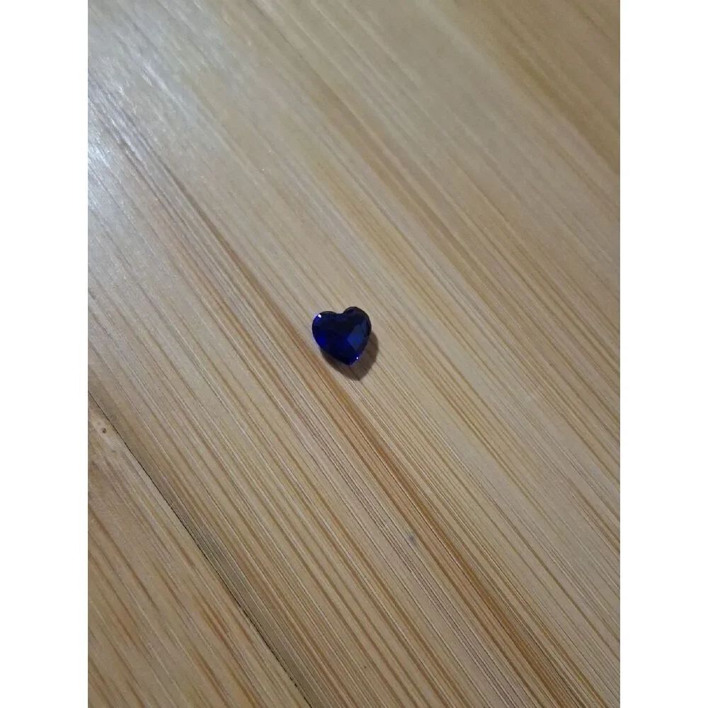 September Birthstone Heart Shaped Gemstone Charm For Floating Lockets